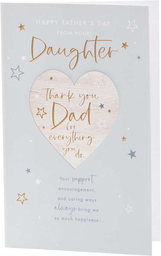 Thank You Design from Your Daughter Father's Day Card