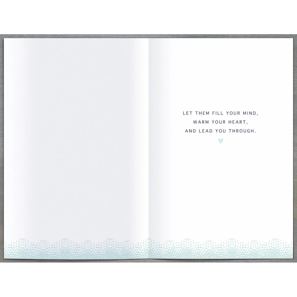 In Memories There Is warm your heart Sympathy Card