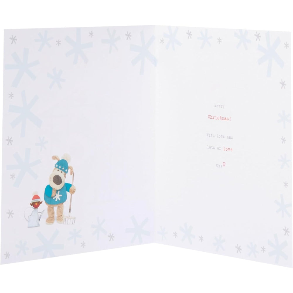 Adorable Boofle Grandad Christmas Card