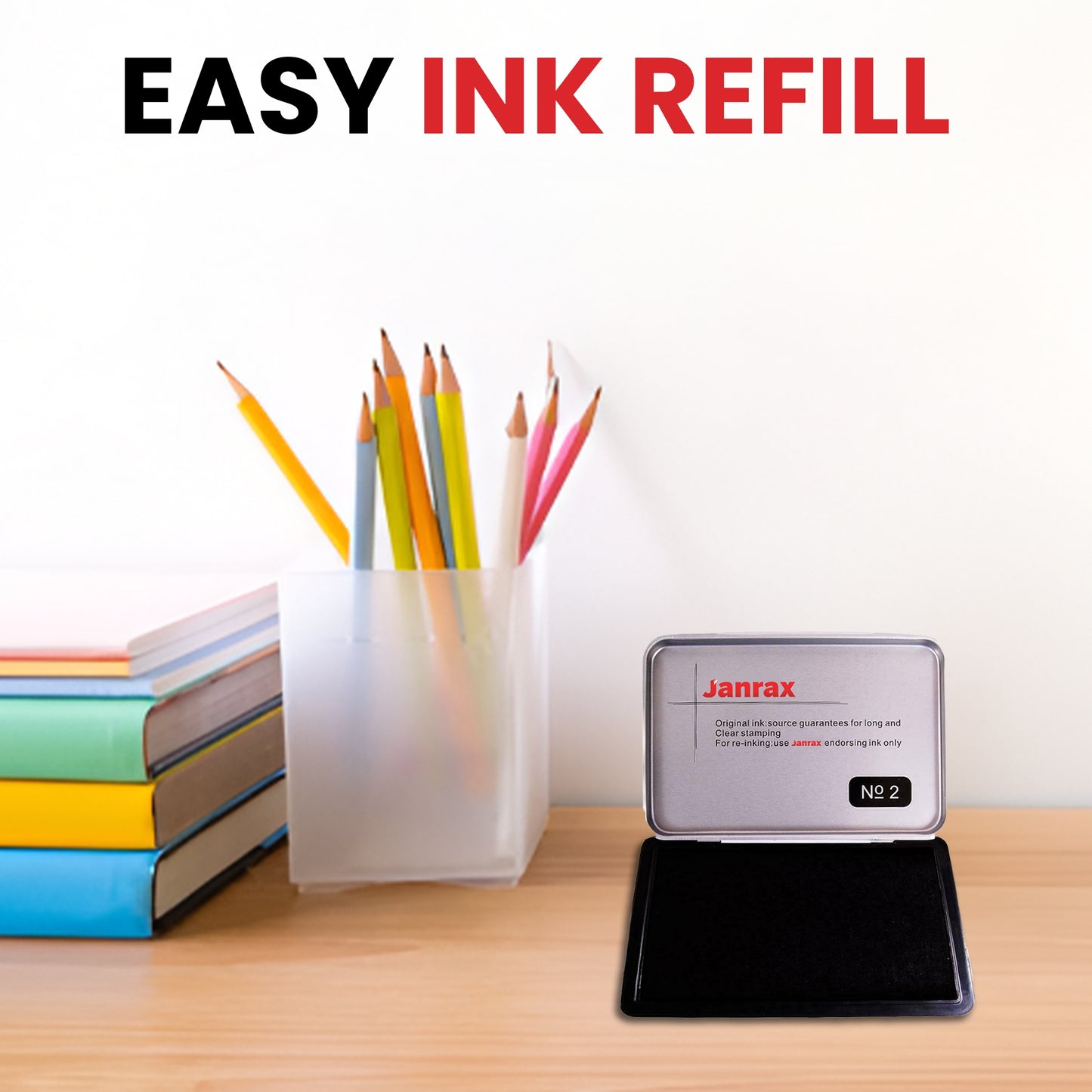 Purple Ink Stamp Pad 122 x 48mm – Long-Lasting Ink Pad for Clear, Consistent Impressions