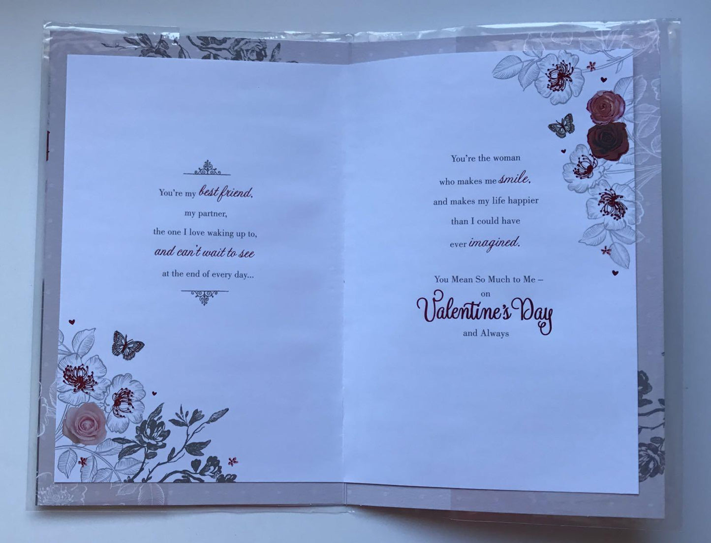 Beautiful Woman In My Life Valentine's Day Card