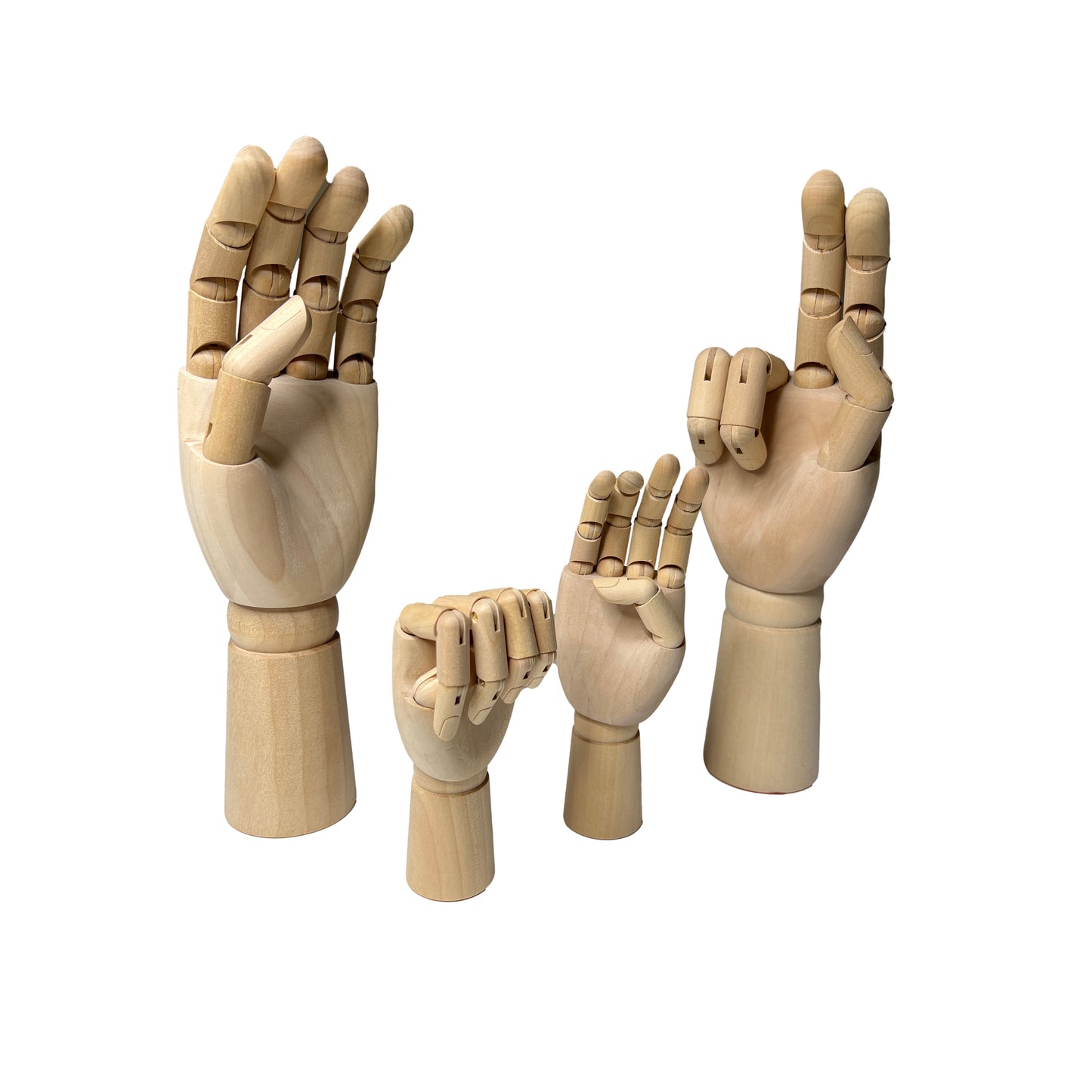 Small Wooden Left Hand Manikin 18cm (7")