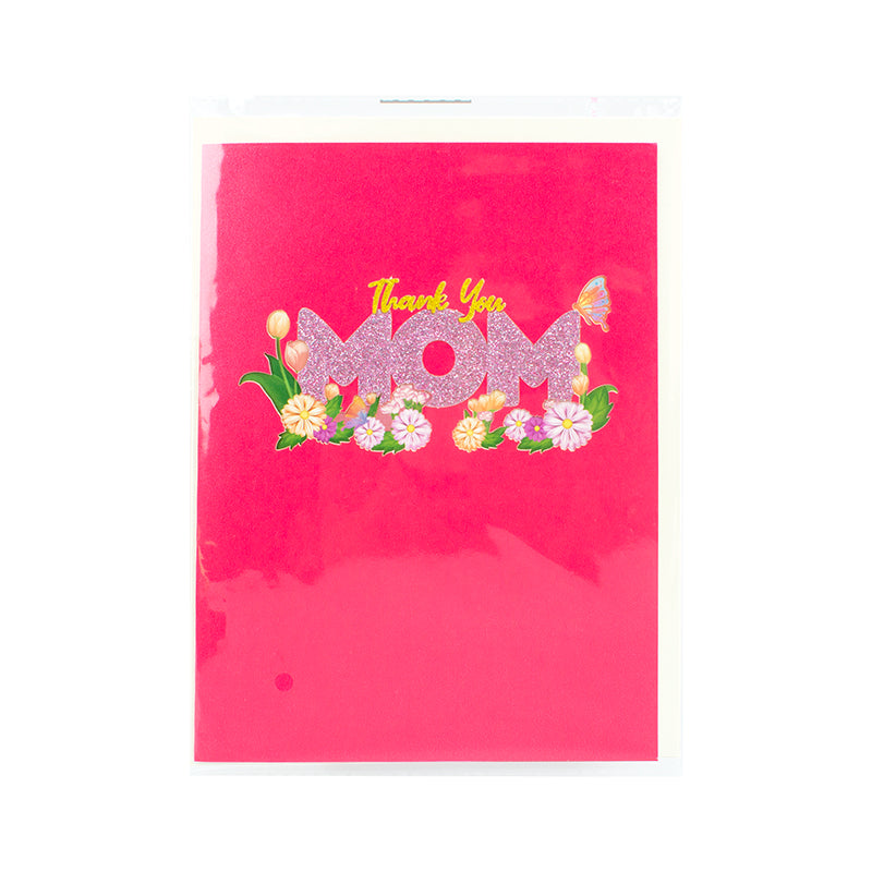 MOM in Bloom Sparkle & Petals 3D Pop Up Mother’s Day Card