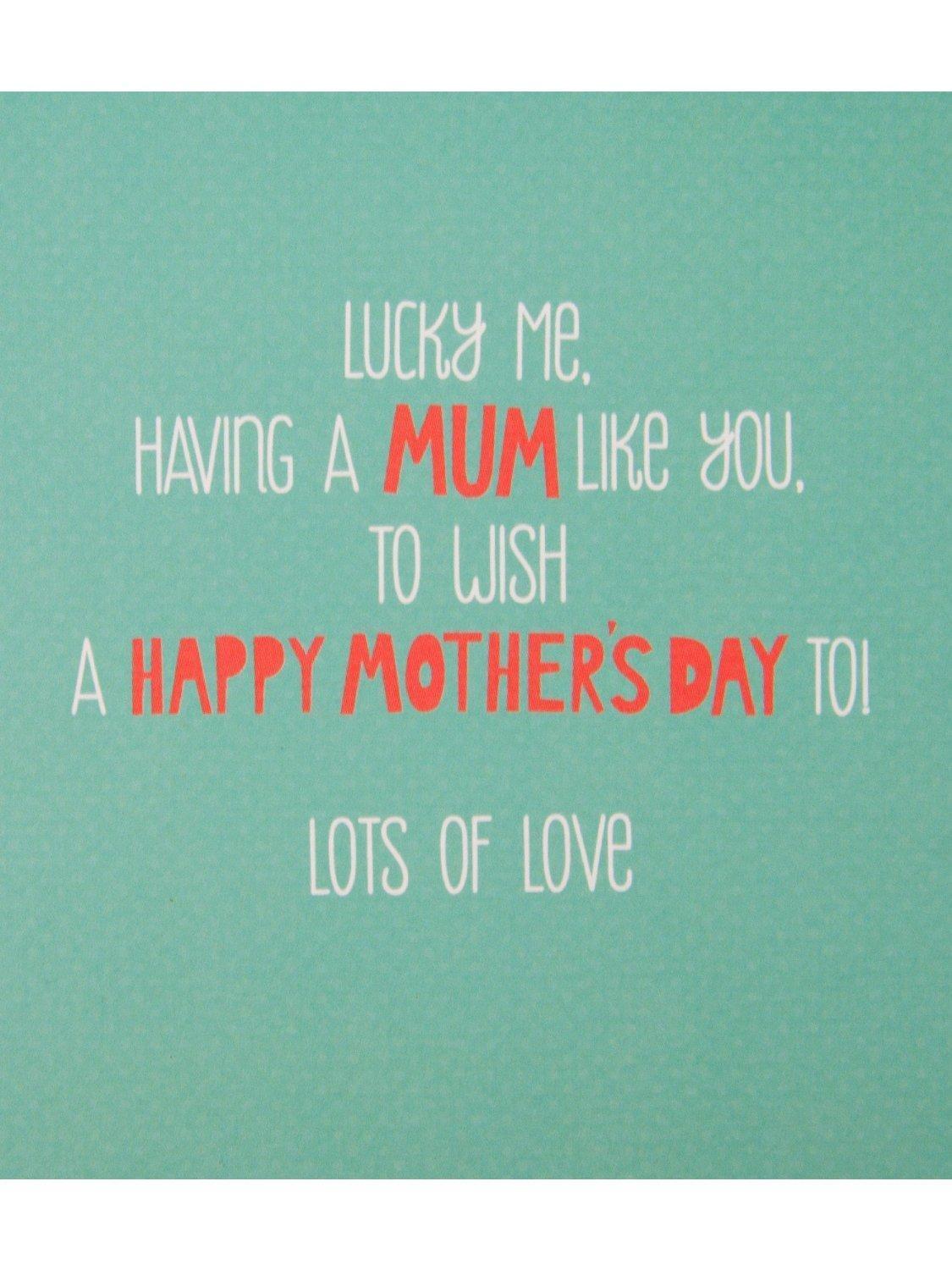 World's Loveliest Mum From your Daughter Owl and Bear Mother's Day Greetings Card