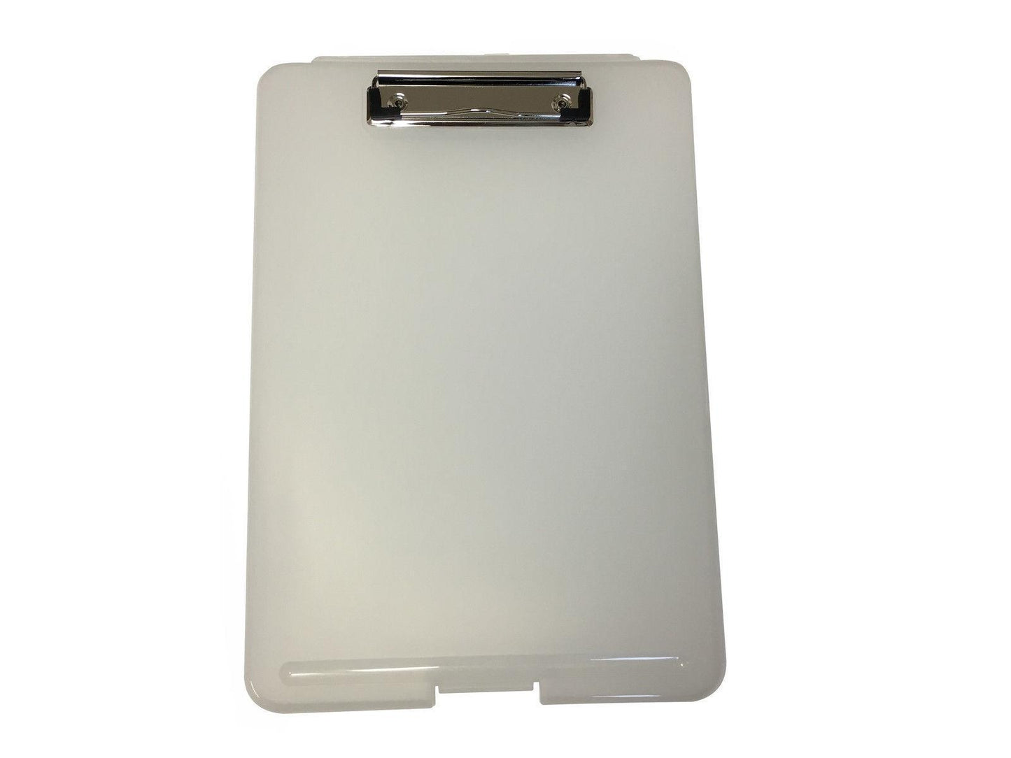 Pack of 2 A4 Clear Clipboard Box Files - Storage Filing Case