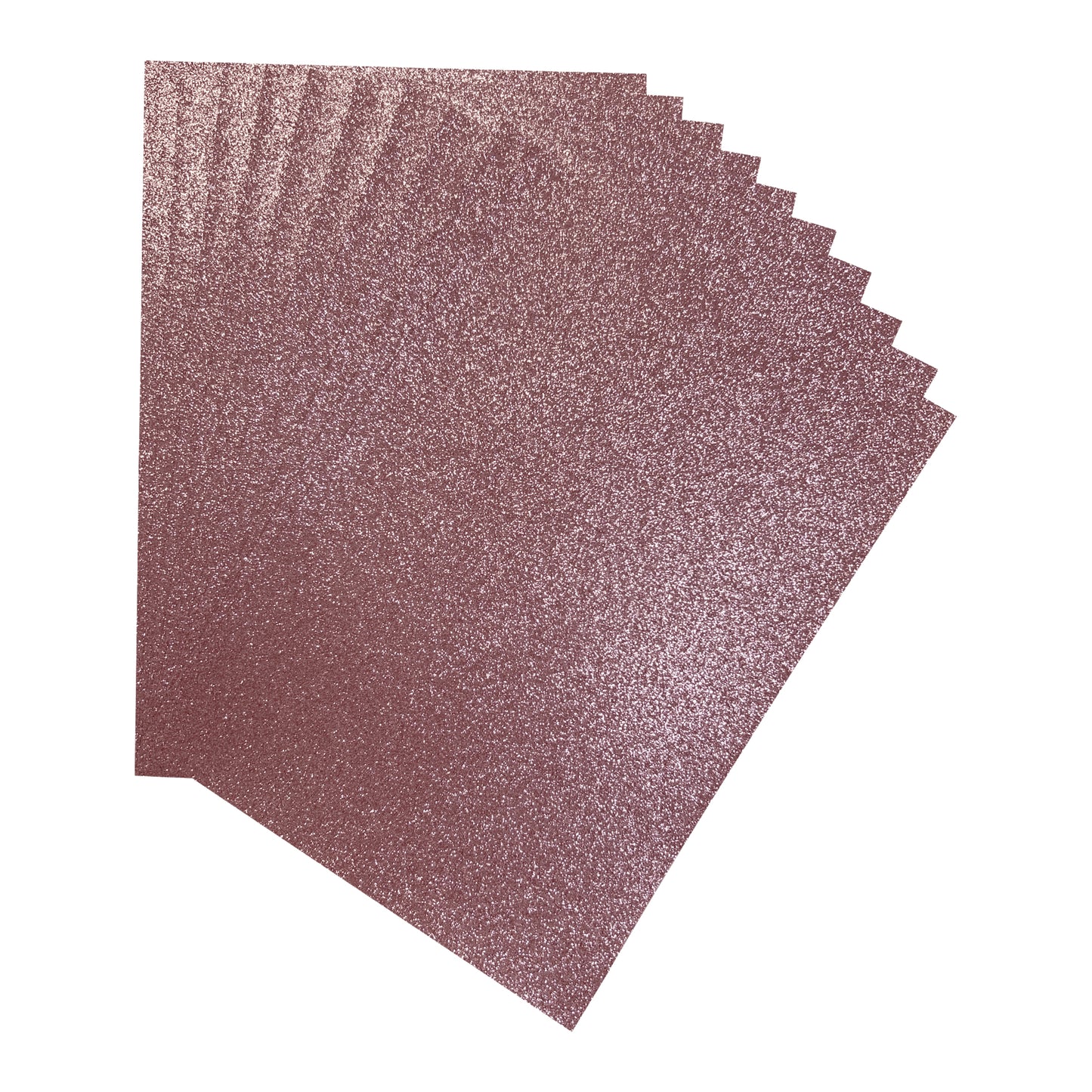 Pack of 50 A4 Pink Coloured Glitter Card 230gsm Sheets