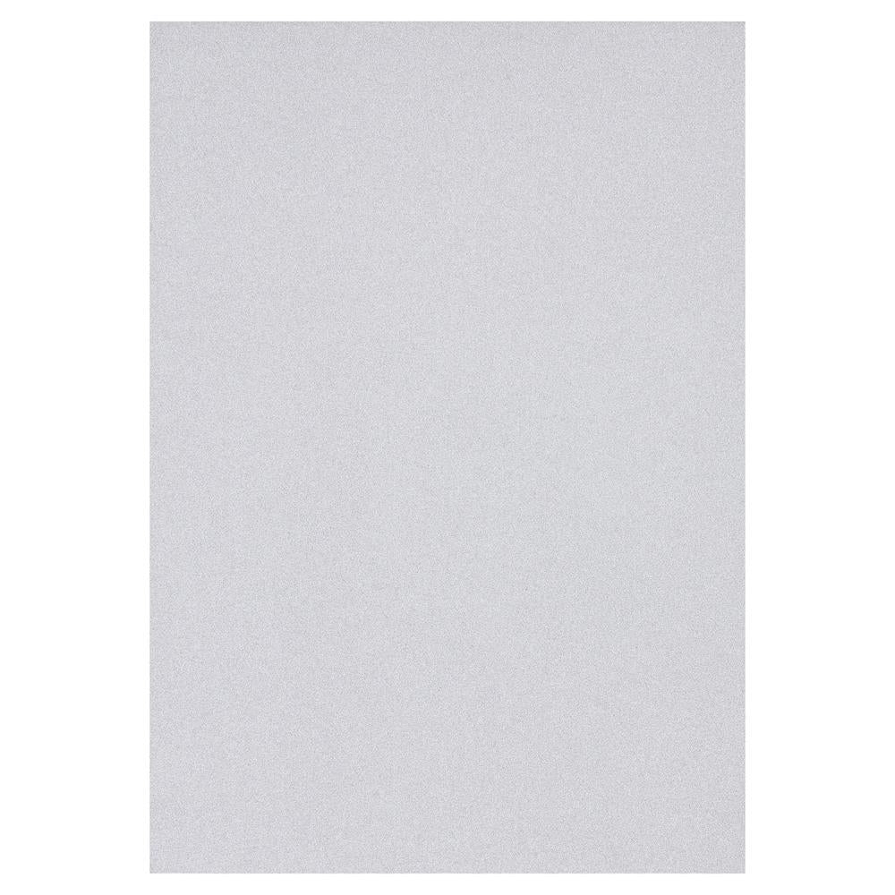 Pack of 10 A4 250gsm Silver Glitter Card Sheets by Premier Activity
