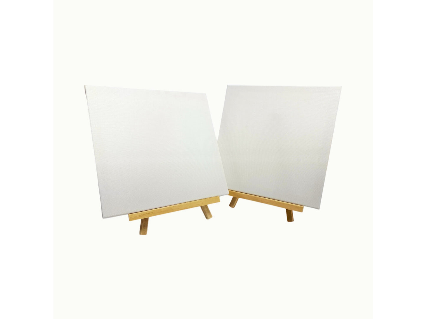 Pack of 12 25x25cm Canvas Easel Set