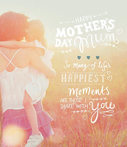 MUM Happiest Moments Summer Photograph Mother's Day Greeting Card