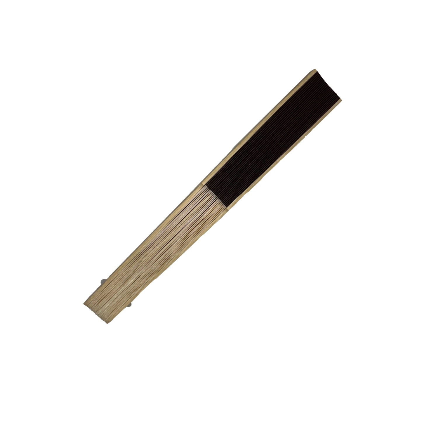Pack of 500 Brown Paper Foldable Hand Held Bamboo Wooden Fans by Parev