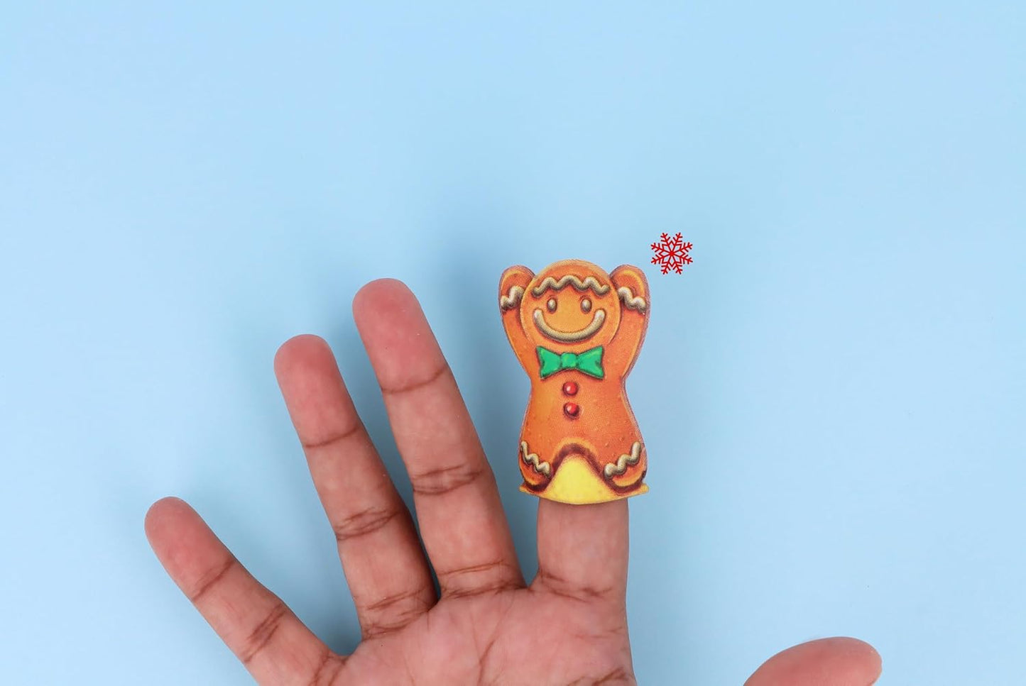 Pack of 12 Christmas Finger Puppets