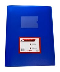 Pack of 10 A4 10 Pocket Blue Flexible Cover Display Books