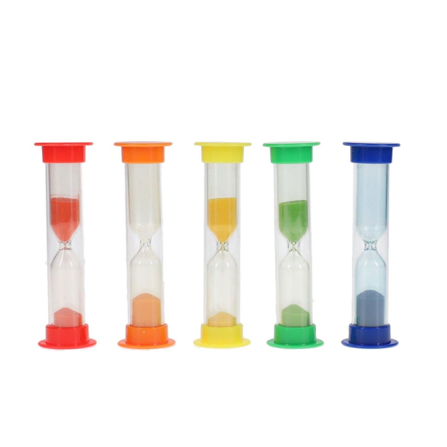 Pack of 5 Assorted Sand Timers by Cleaver Kidz