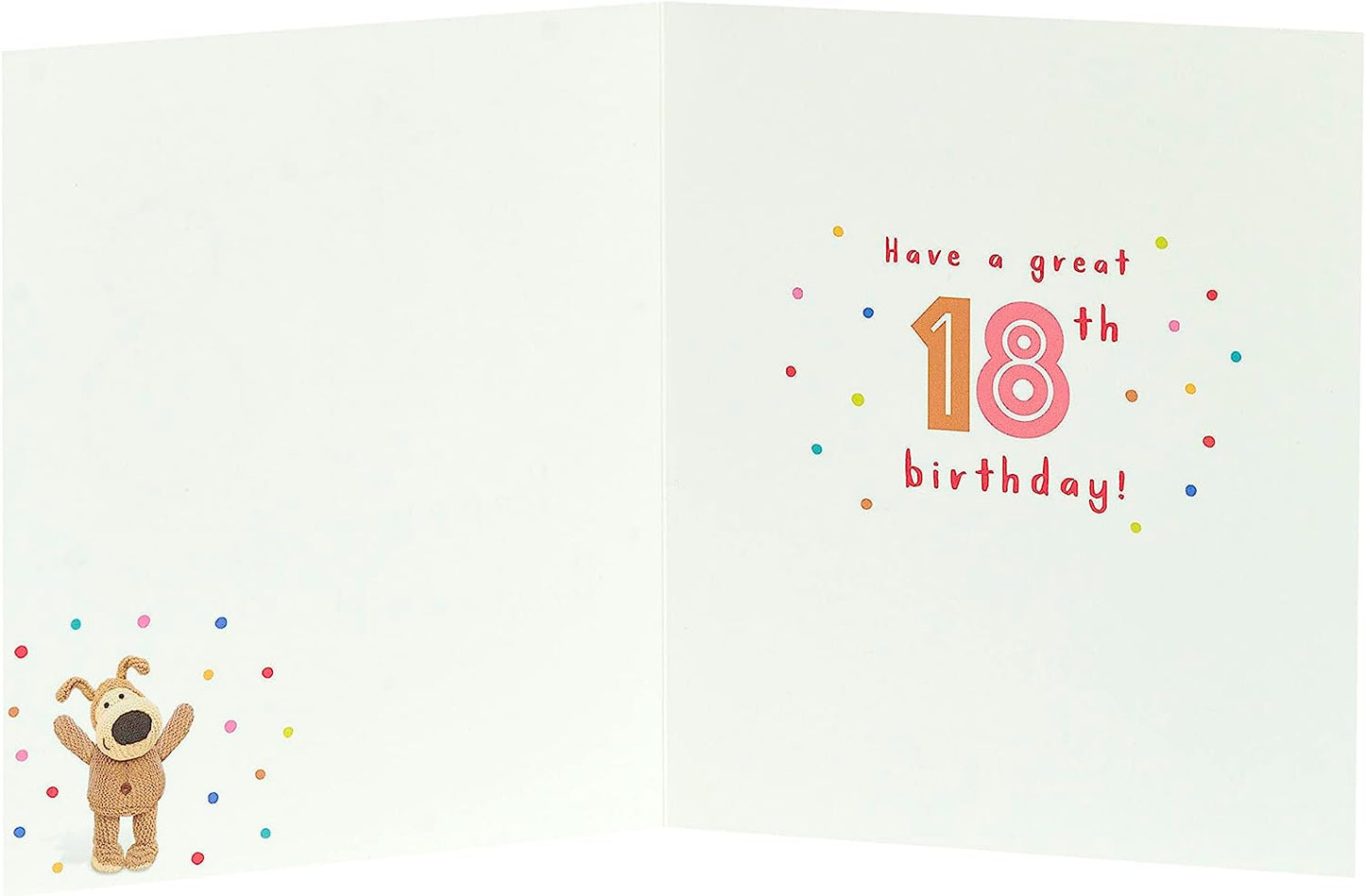 Boofle Cute Design 18th Birthday Card