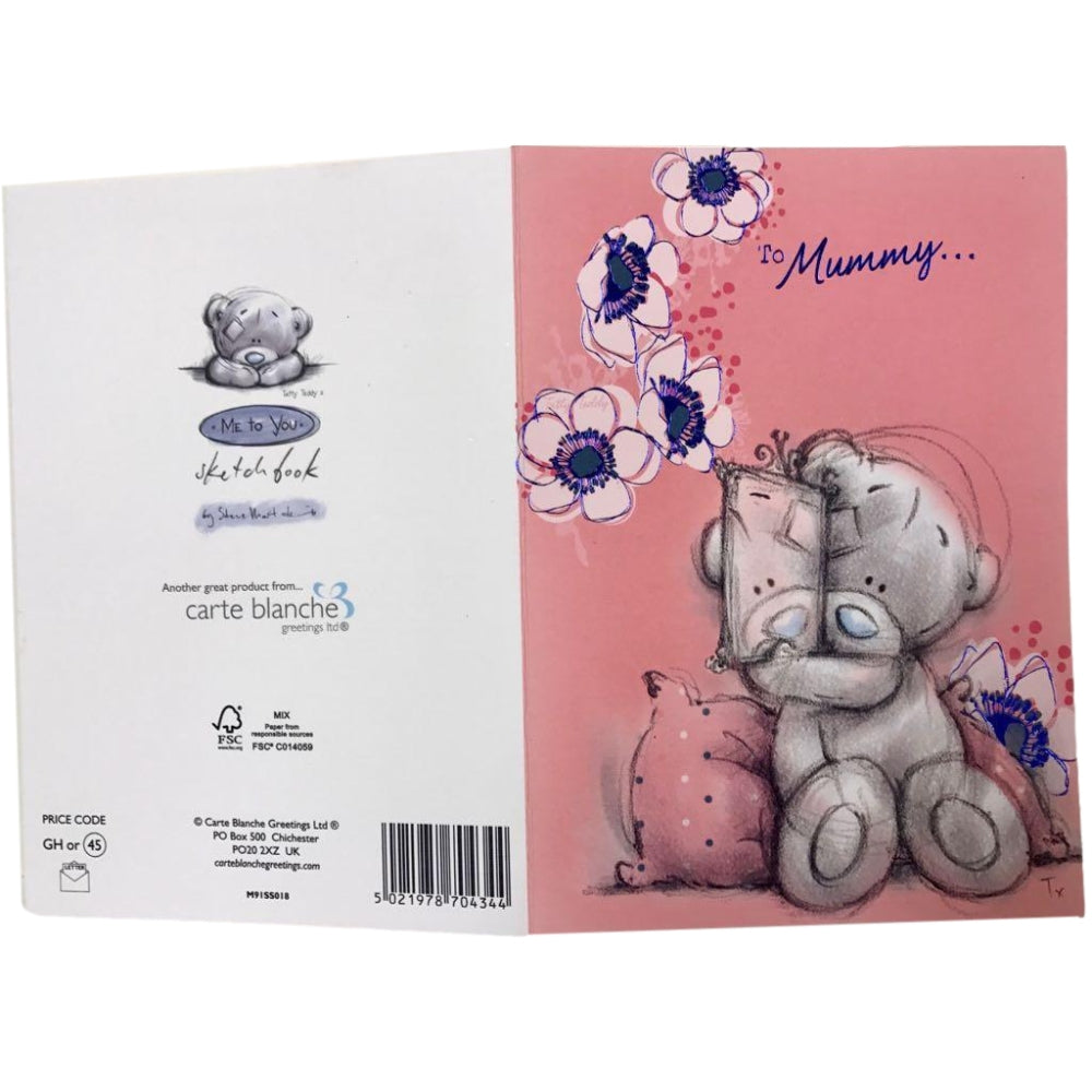To Mummy Sketchbook Me to You Bear Mother's Day Card