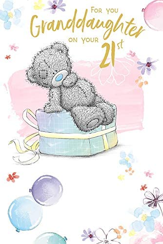Granddaughter on Your 21st Birthday Greetings Card