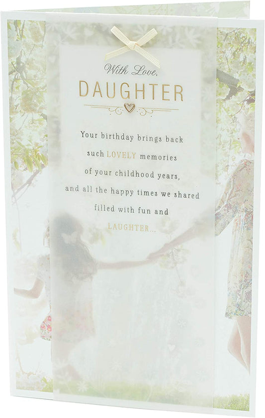 For Daughter Memories of Your Childhood Birthday Card