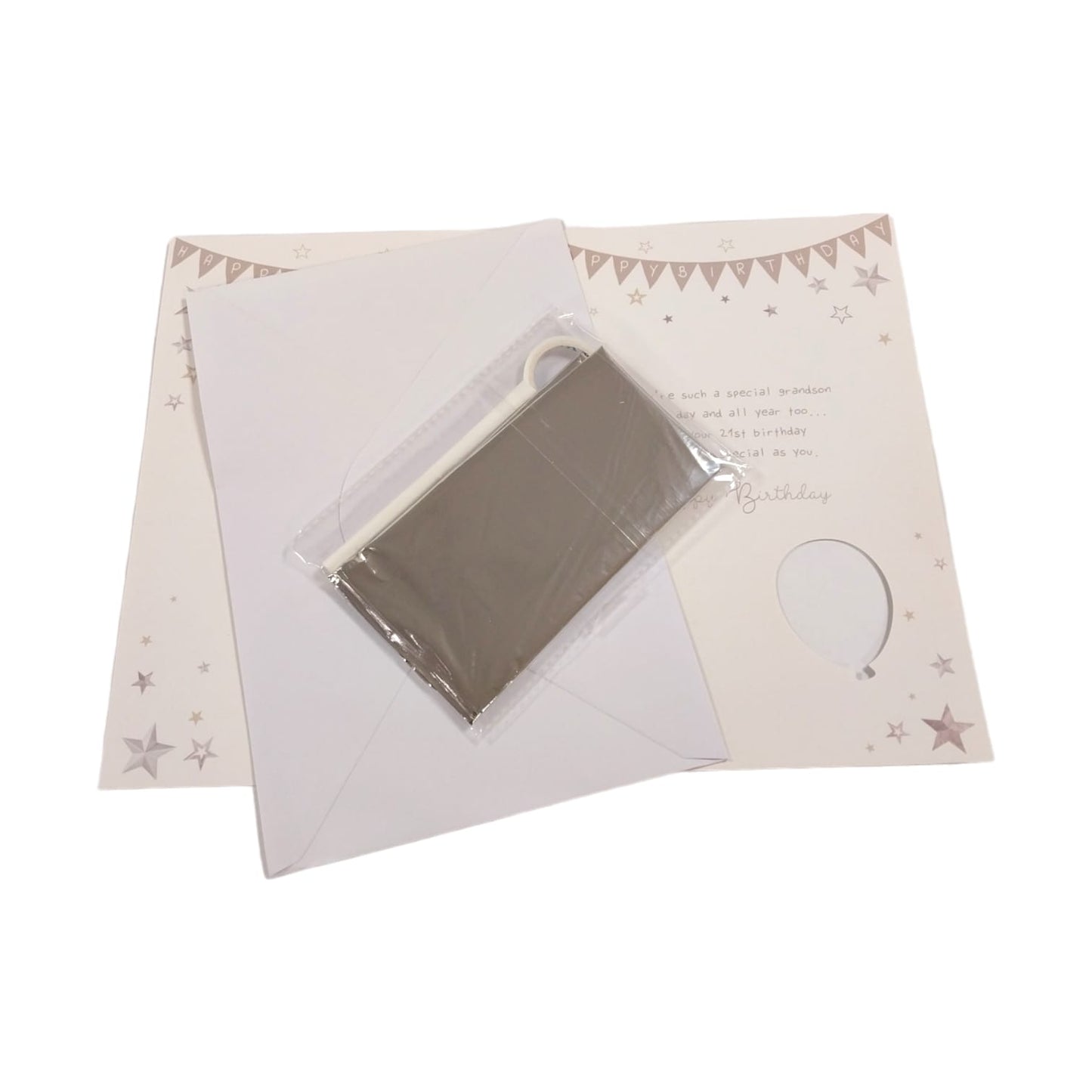 To a Special Grandson You're 21 Balloon Boutique Greeting Card