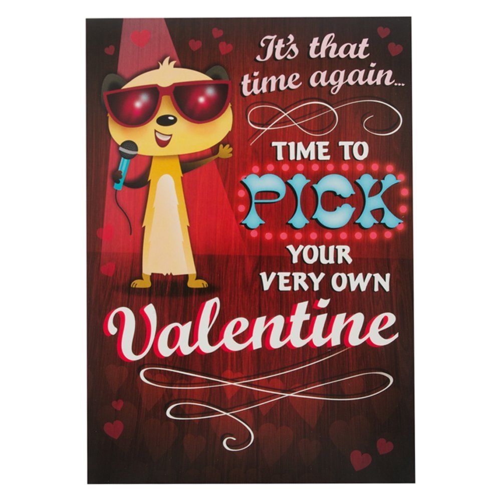 Hallmark Valentine's Day Humour Pop up Feature Card
