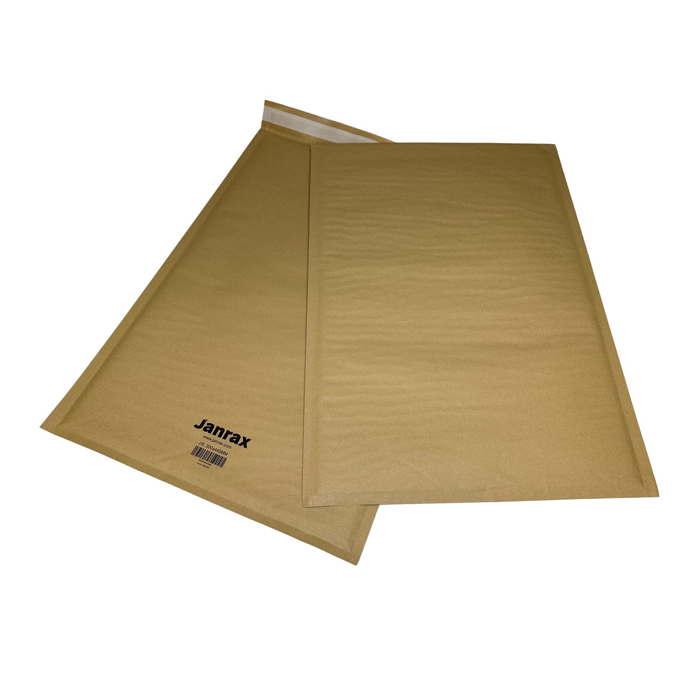 Pack of 100 Bubble Lined Size 6/J Padded Brown Postal Envelopes by Janrax