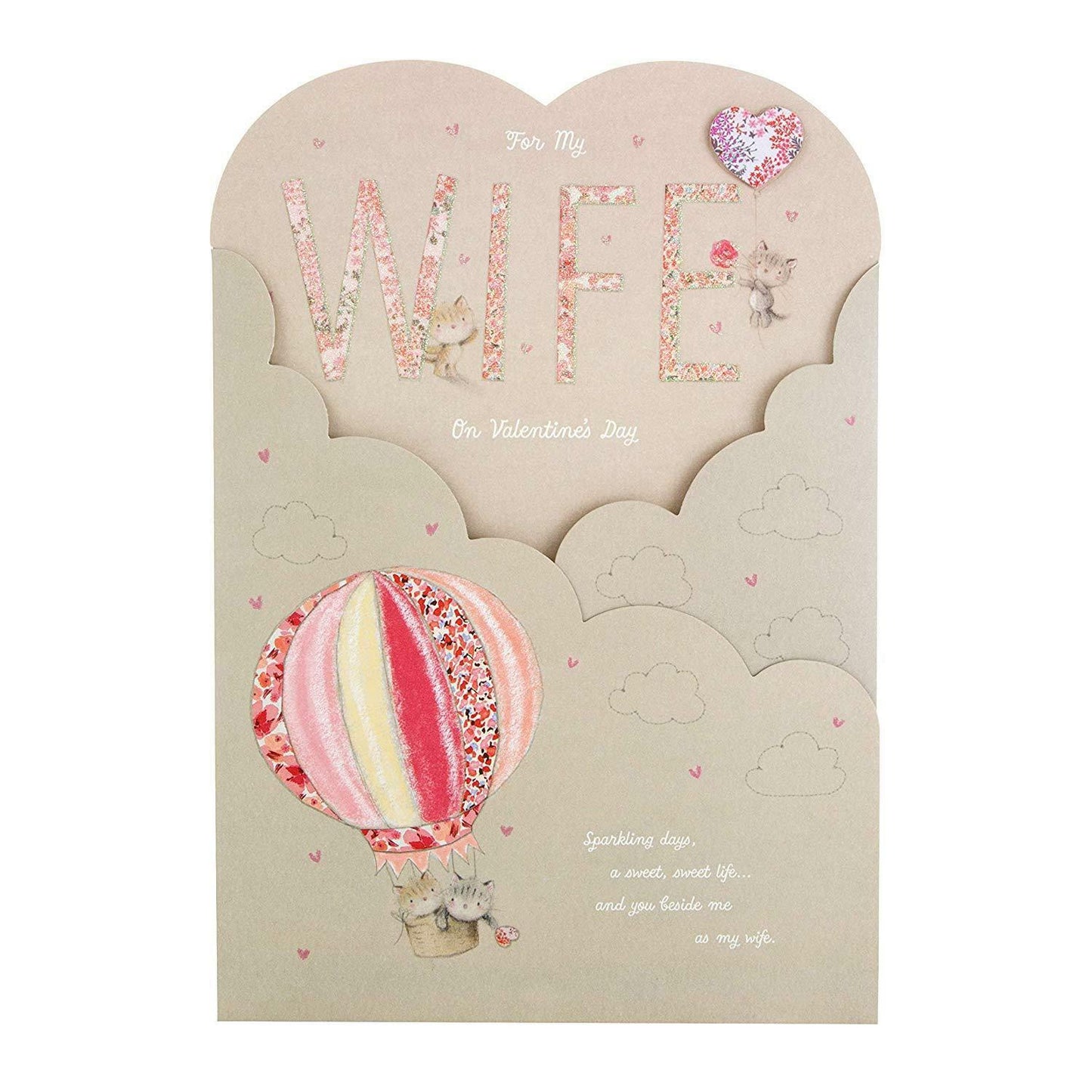 Hallmark For Wife Valentine's Day Card 'All My Thanks'
