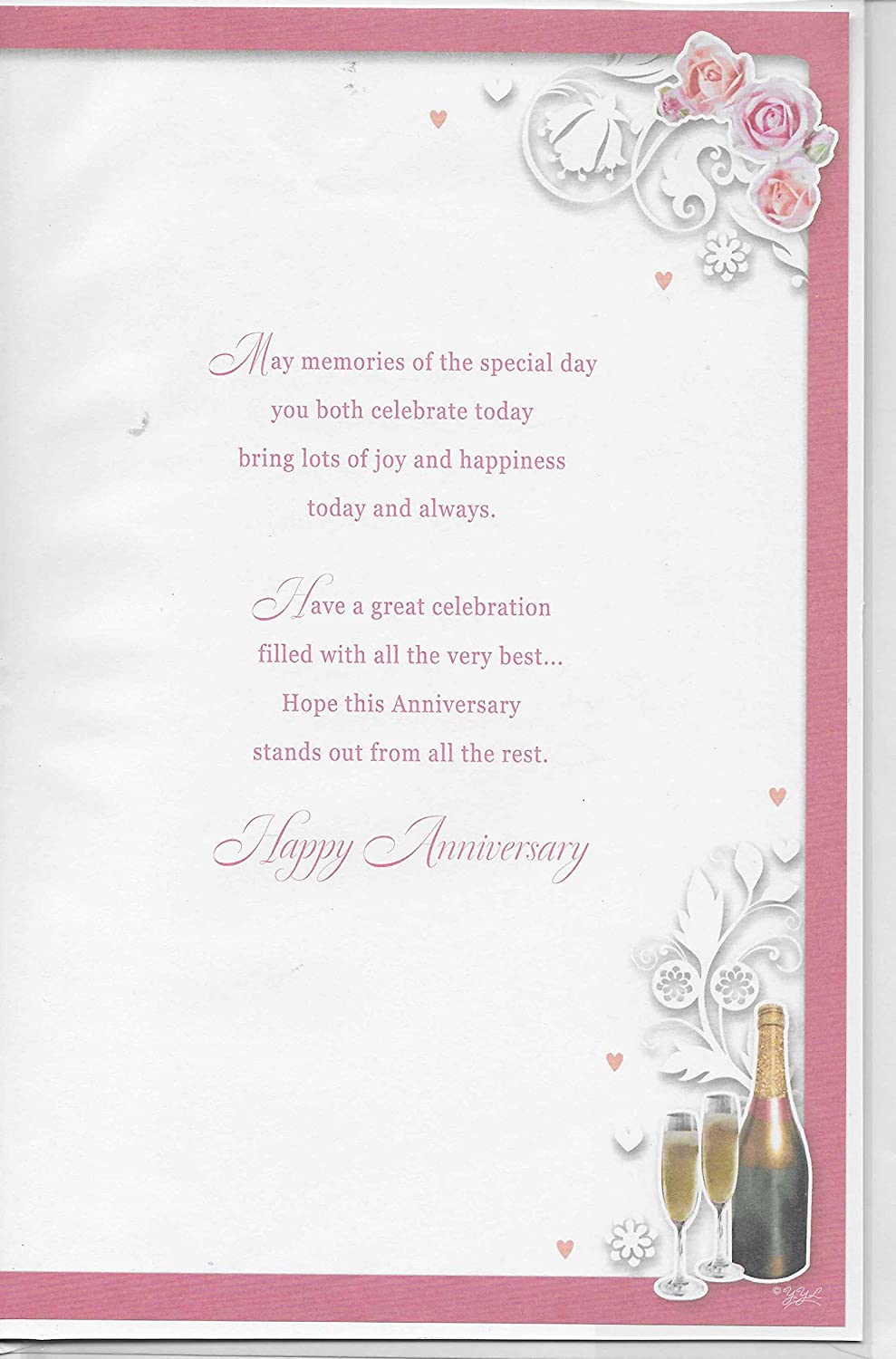 Congratulations On Your Diamond Anniversary Mum & Dad Opacity Card