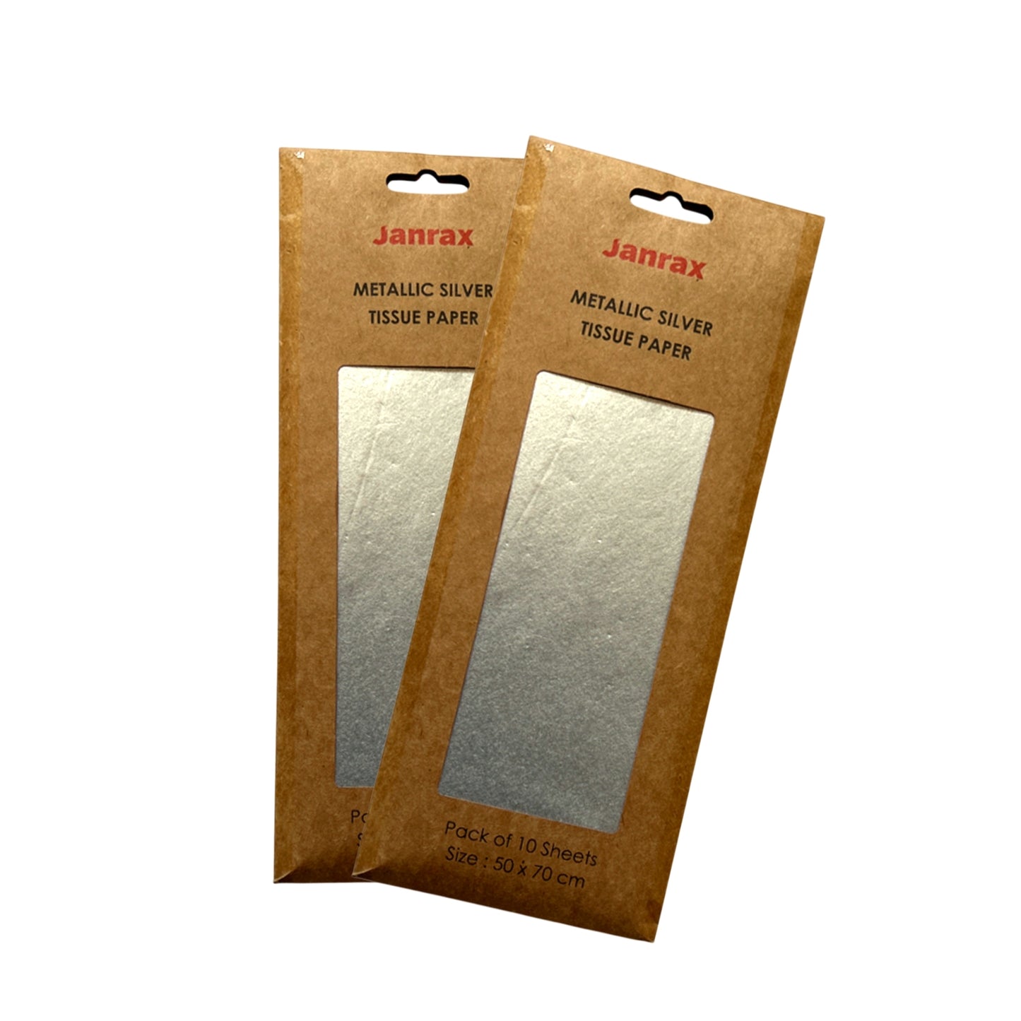 Pack of 800 Metallic Silver Acid Free 50 x 70cm Tissue Paper Sheets