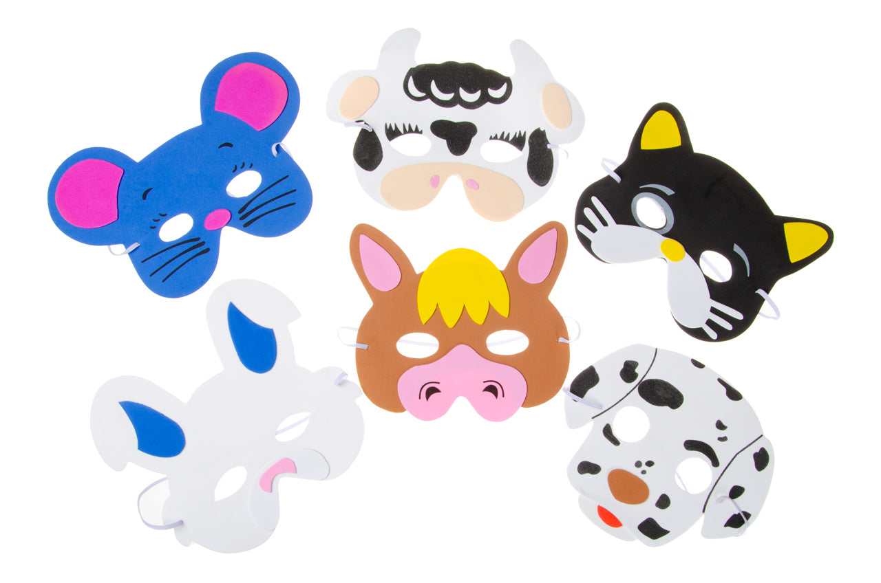 Single Farm Animal Foam Mask