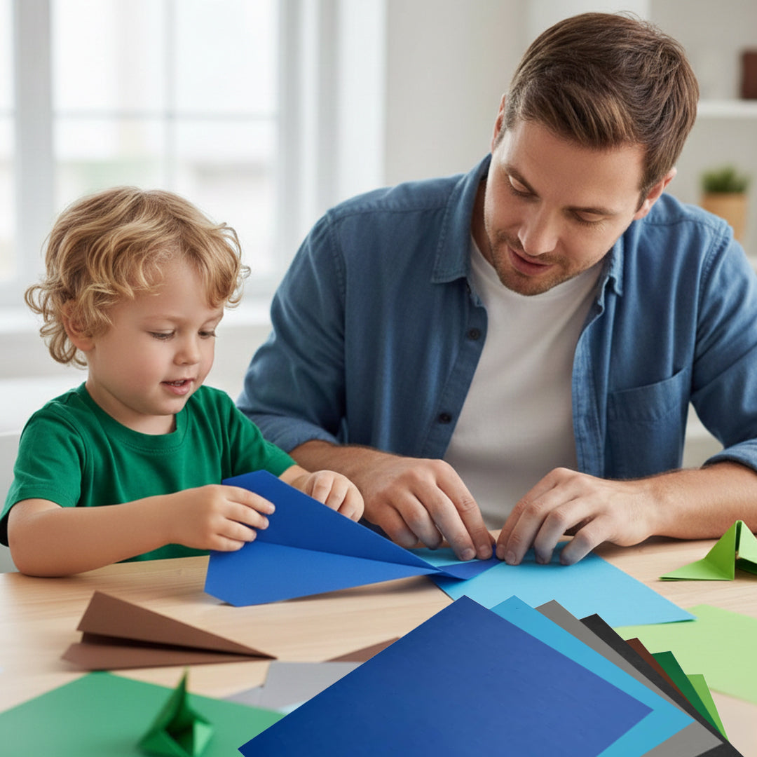 Pack of 350 A4 Assorted Father’s Day Coloured 160gsm Craft Card Sheets – 7 Colours (50 each)