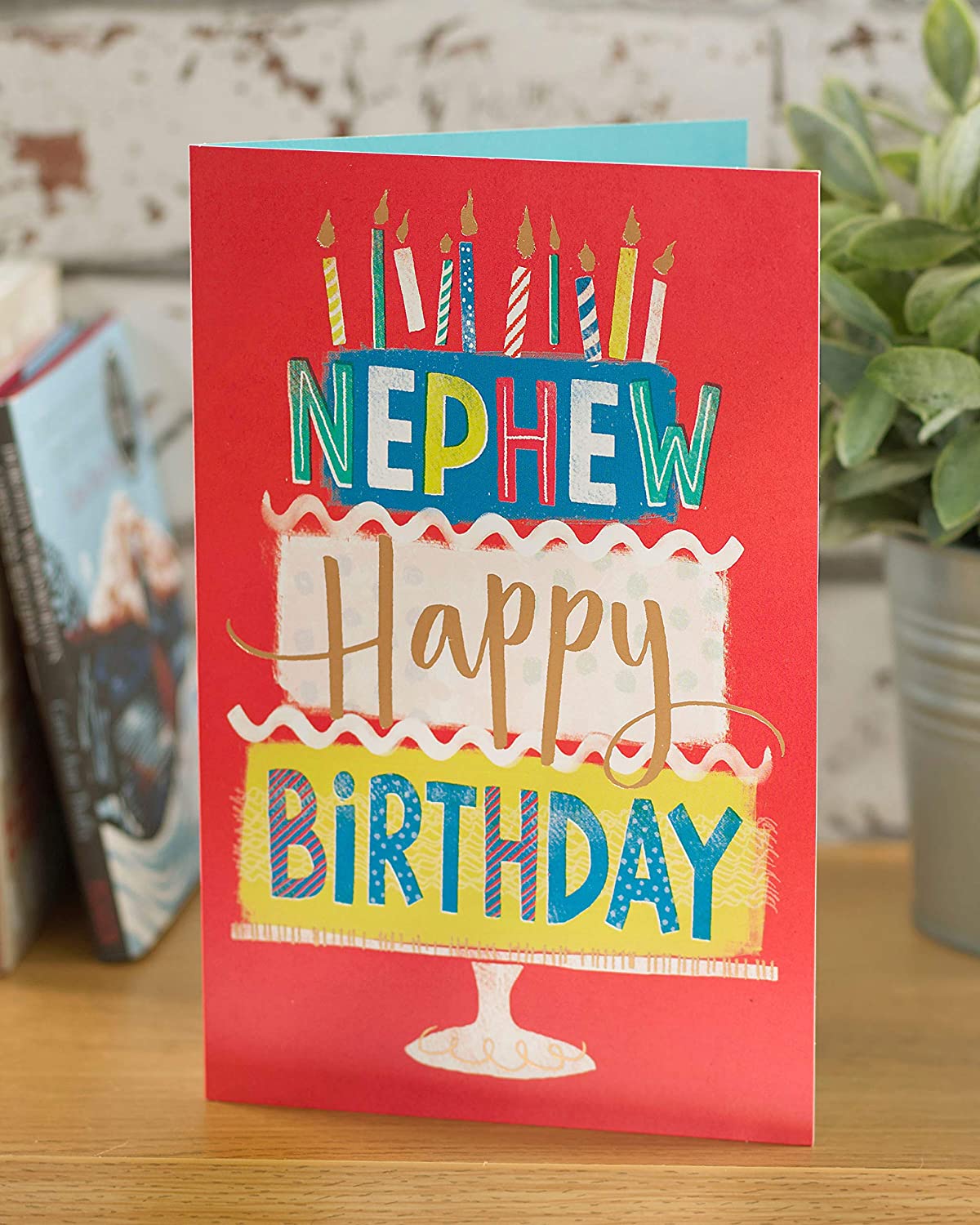 Nephew Happy Birthday Card Candles
