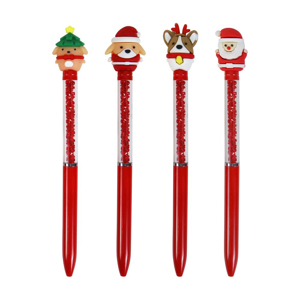 Pack of 18 Clairefontaine Glitter Christmas Novelty Pens