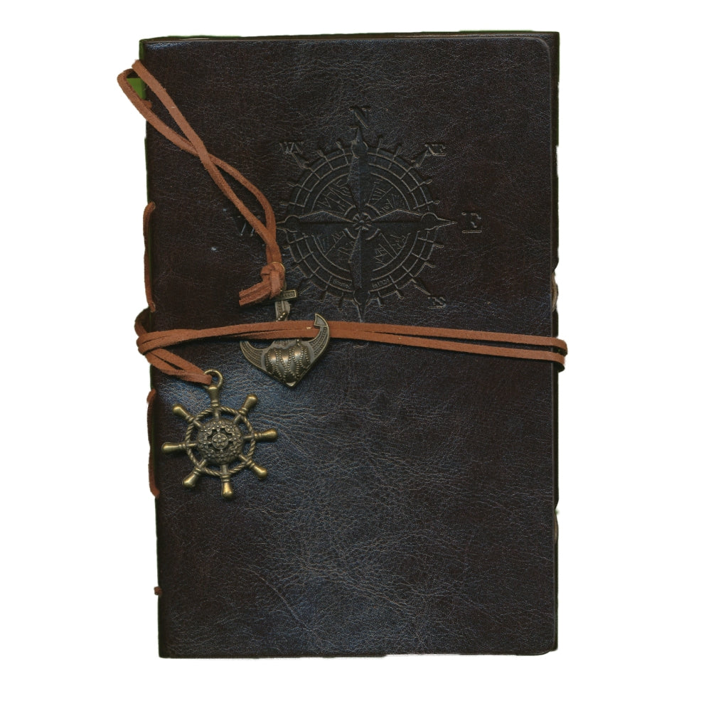 B6 80 Sheets DIY Kraft Paper Loose Leaf Vintage Style Notebook