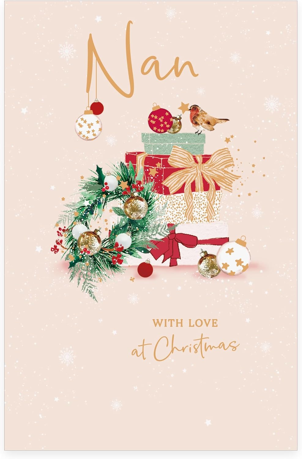 Presents Design Nan Christmas Card