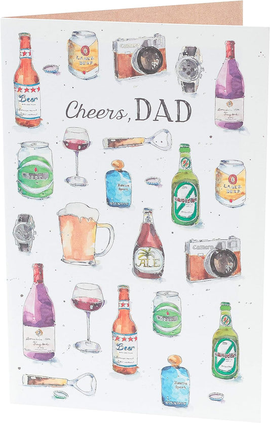 Traditional Alcohol Design Father's Day Card
