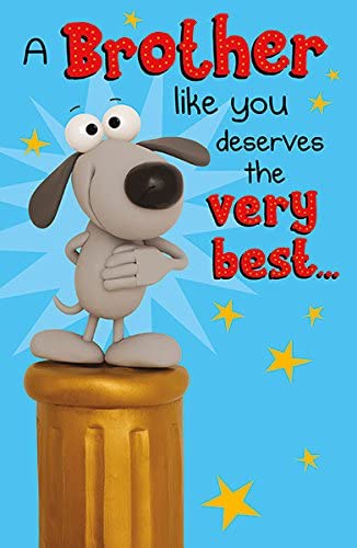 Humorous Brother Pop Up Birthday Card