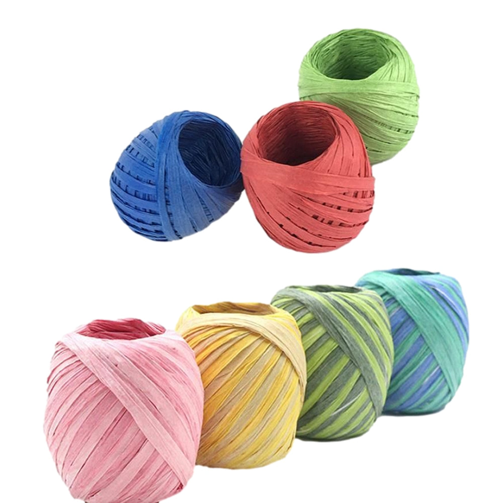 Pack of 2 2cm x 10m Paper Rope Reel
