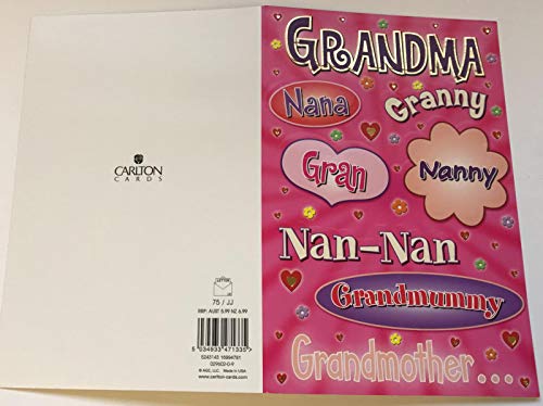 Happy Birthday Grandma Greetings Card
