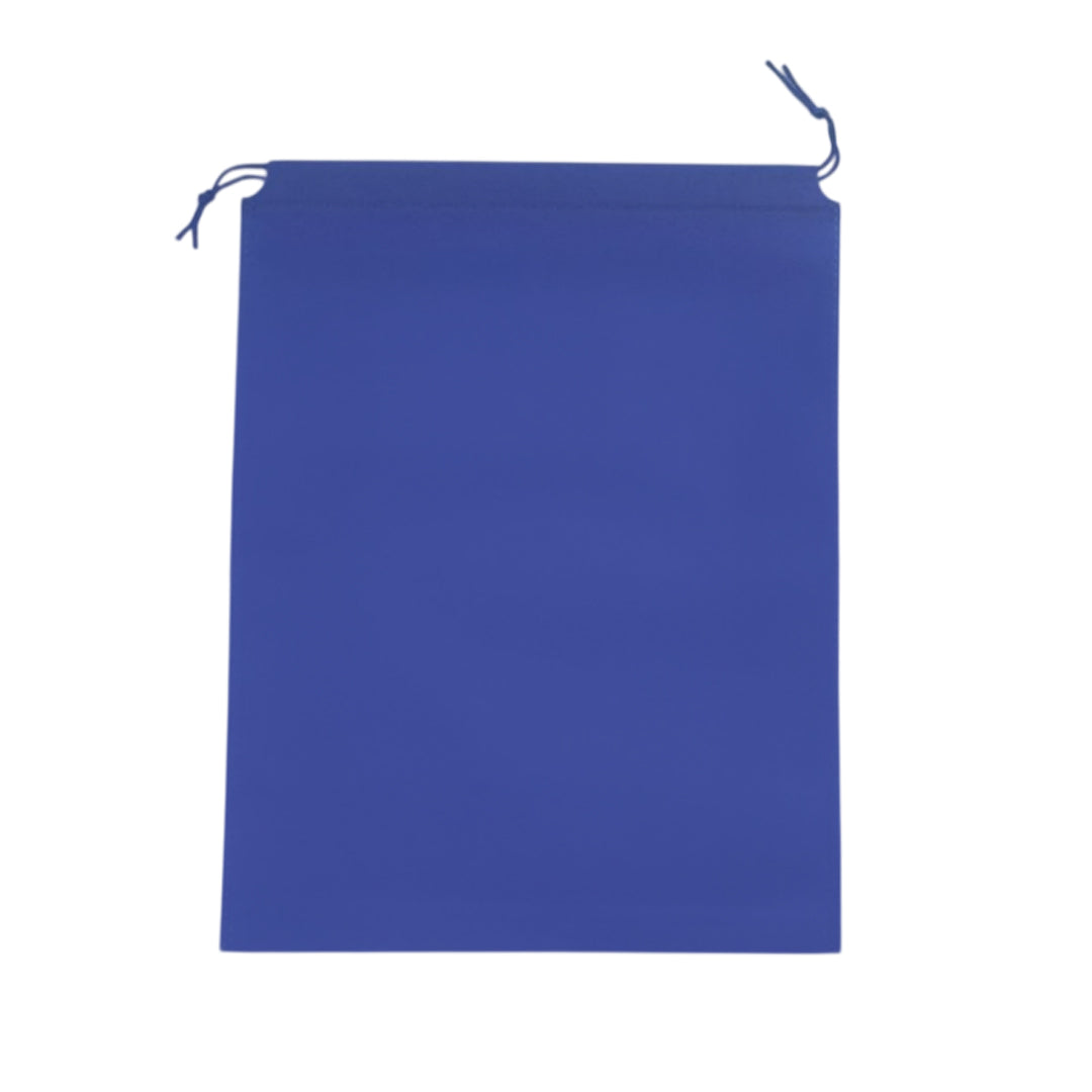 Pack of 50 Blue Coloured 32x22cm Non-Woven Drawstring Bags