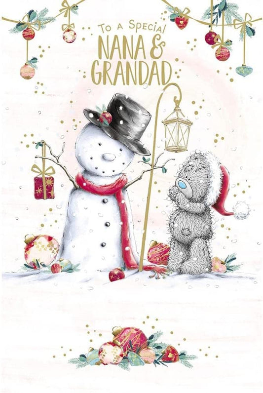 Nana & Grandad Me To You Bear Christmas Card