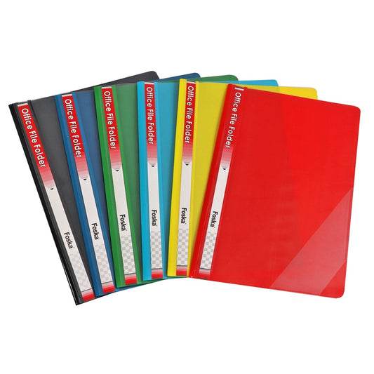 Pack of 12 Yellow Project File Folders
