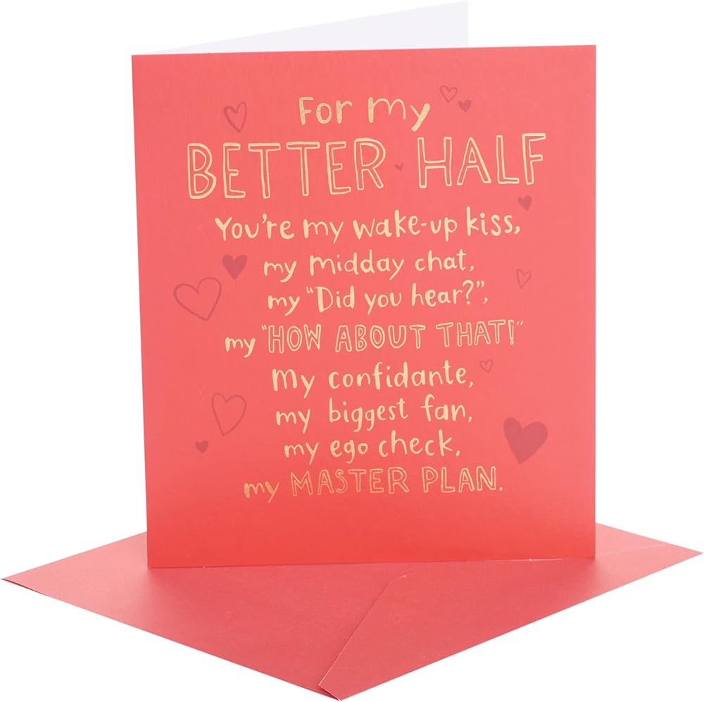 Better Half Design Partner Valentine's Day Card