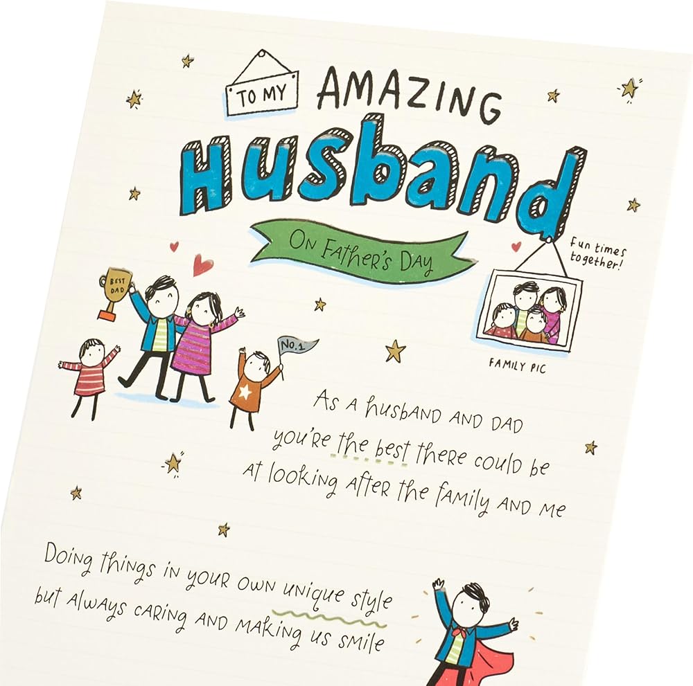 Oodles Design Husband Father's Day Card