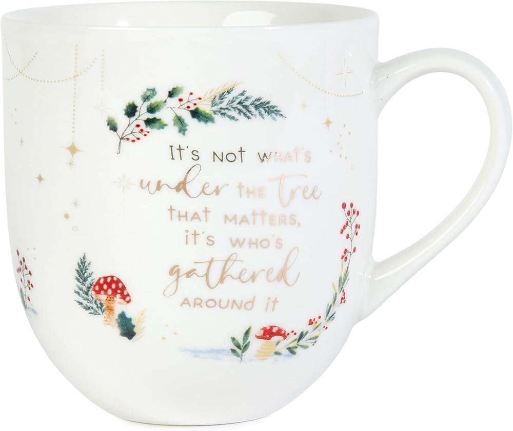 Porcelain Christmas Mug in Gift Box Signature Collection