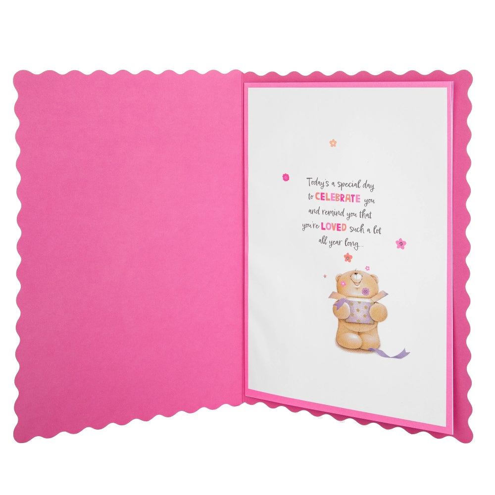 Cute Forever Friends with Flower Design Great Daughter Birthday Card
