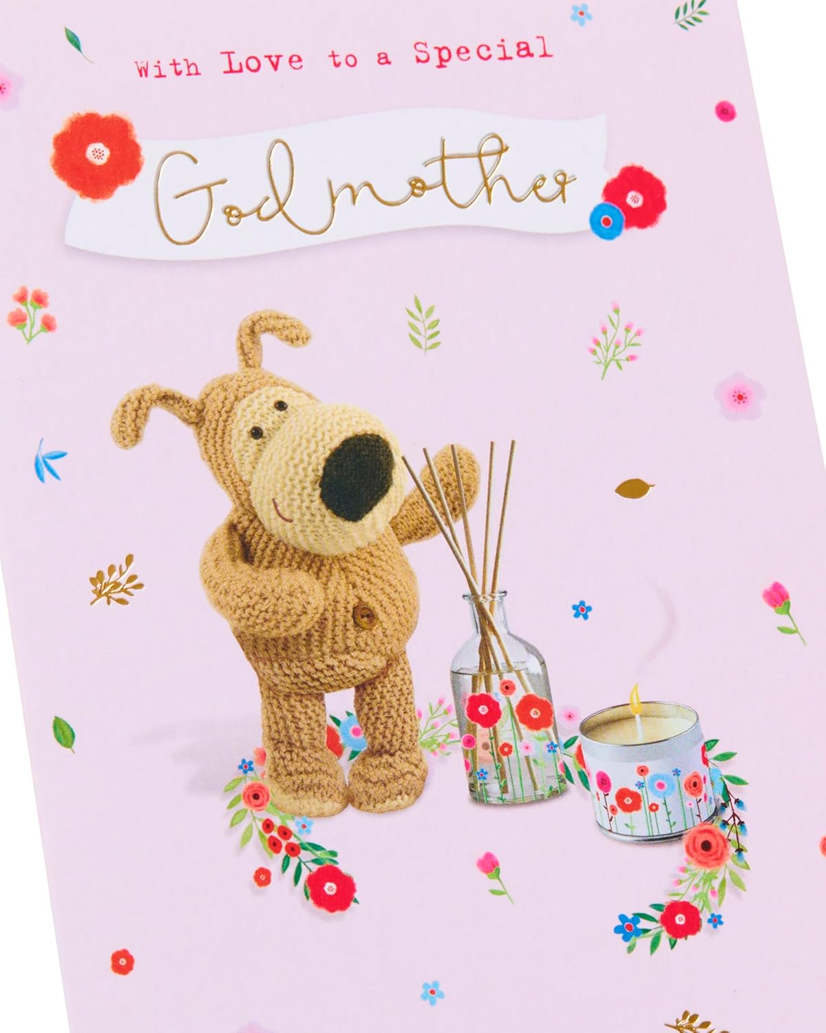 Boofle With A Candle Godmother Mother's Day Card