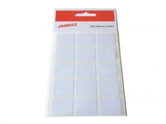 Pack of 120 White 19x25mm Rectangular Labels - Send 2 Packs