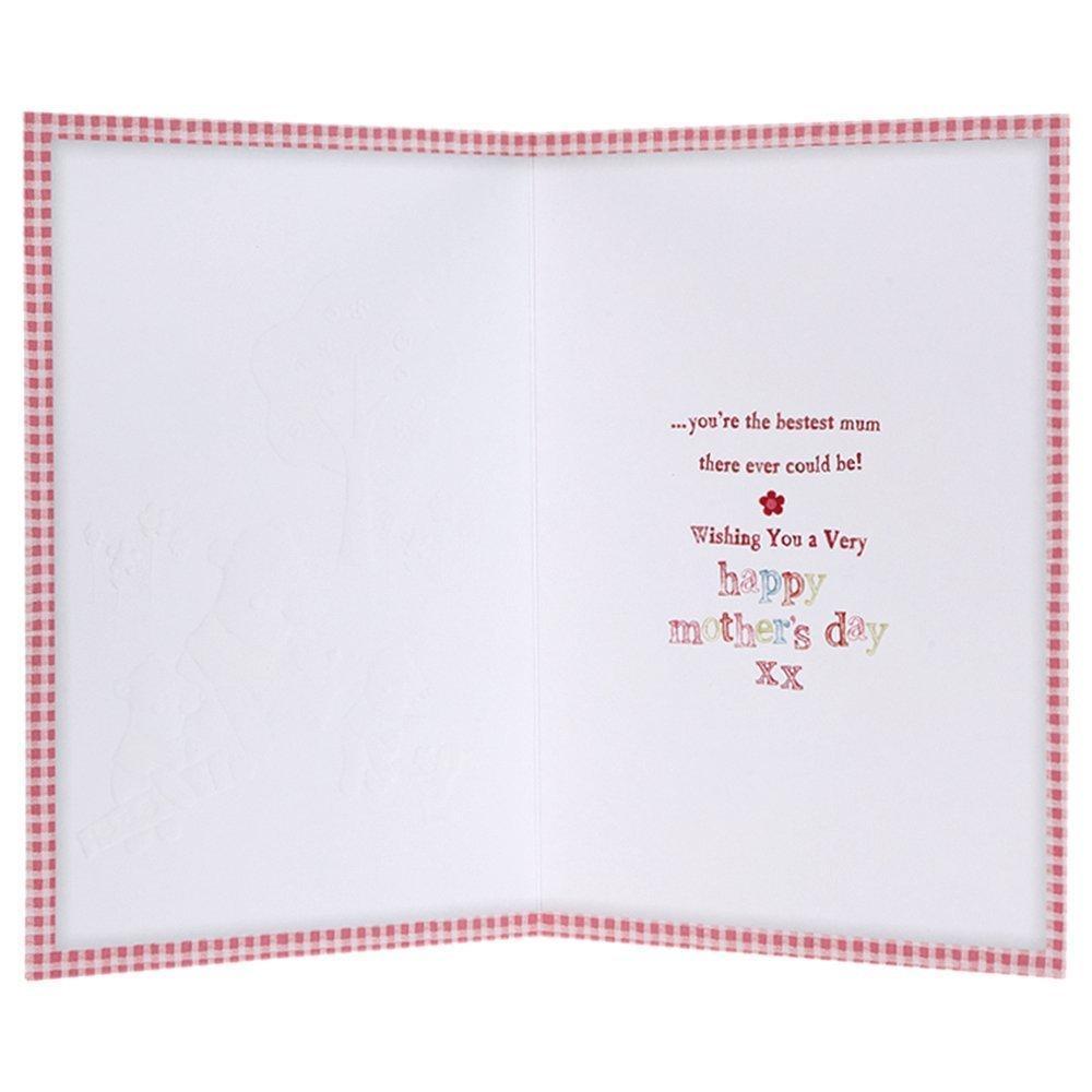 Fantastic Mum Kids Button Mother's Day Card