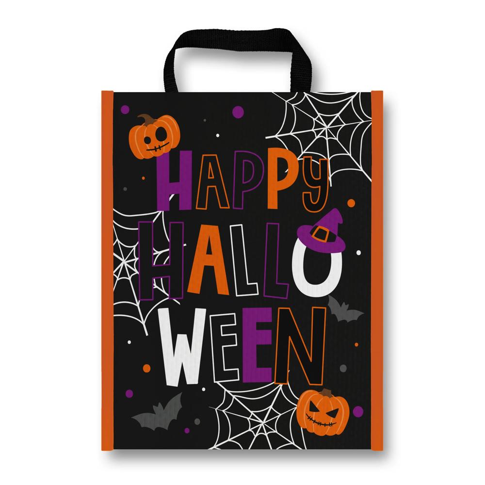 Happy Halloween Icon PP Woven Treat Bag