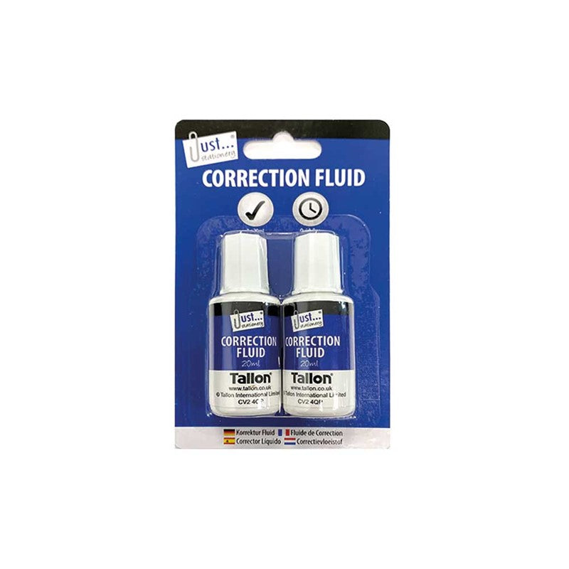 Pack of 2 20 ml Correction Fluid Bottles