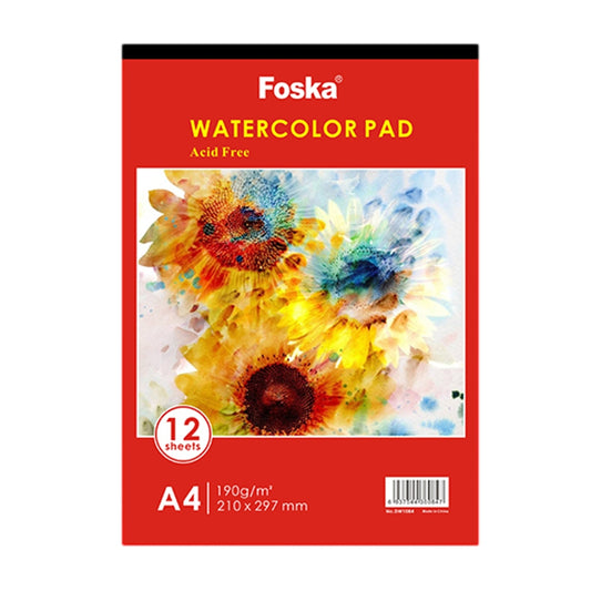 A4 Top Glued Open Watercolour Pad